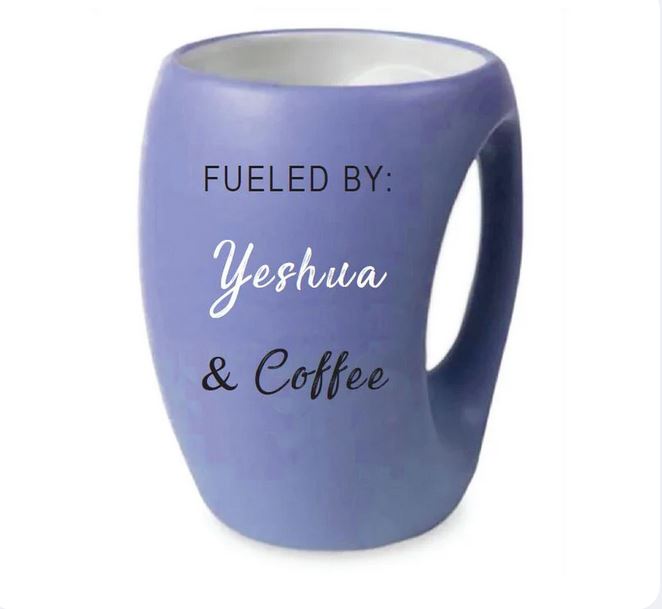 Fueled By Yeshua Coffee Mug Purple