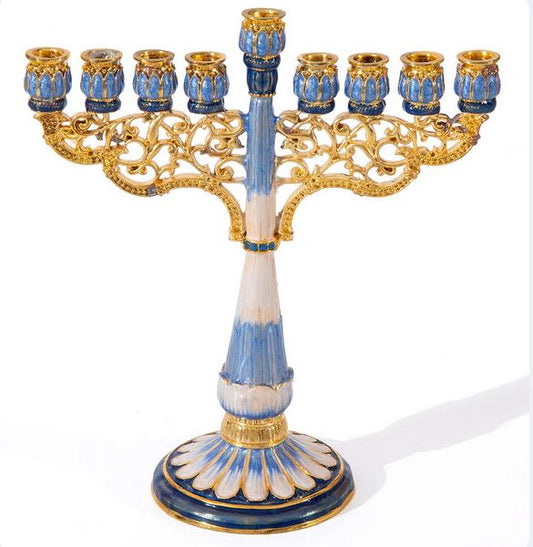 Filigree Hanukkiah