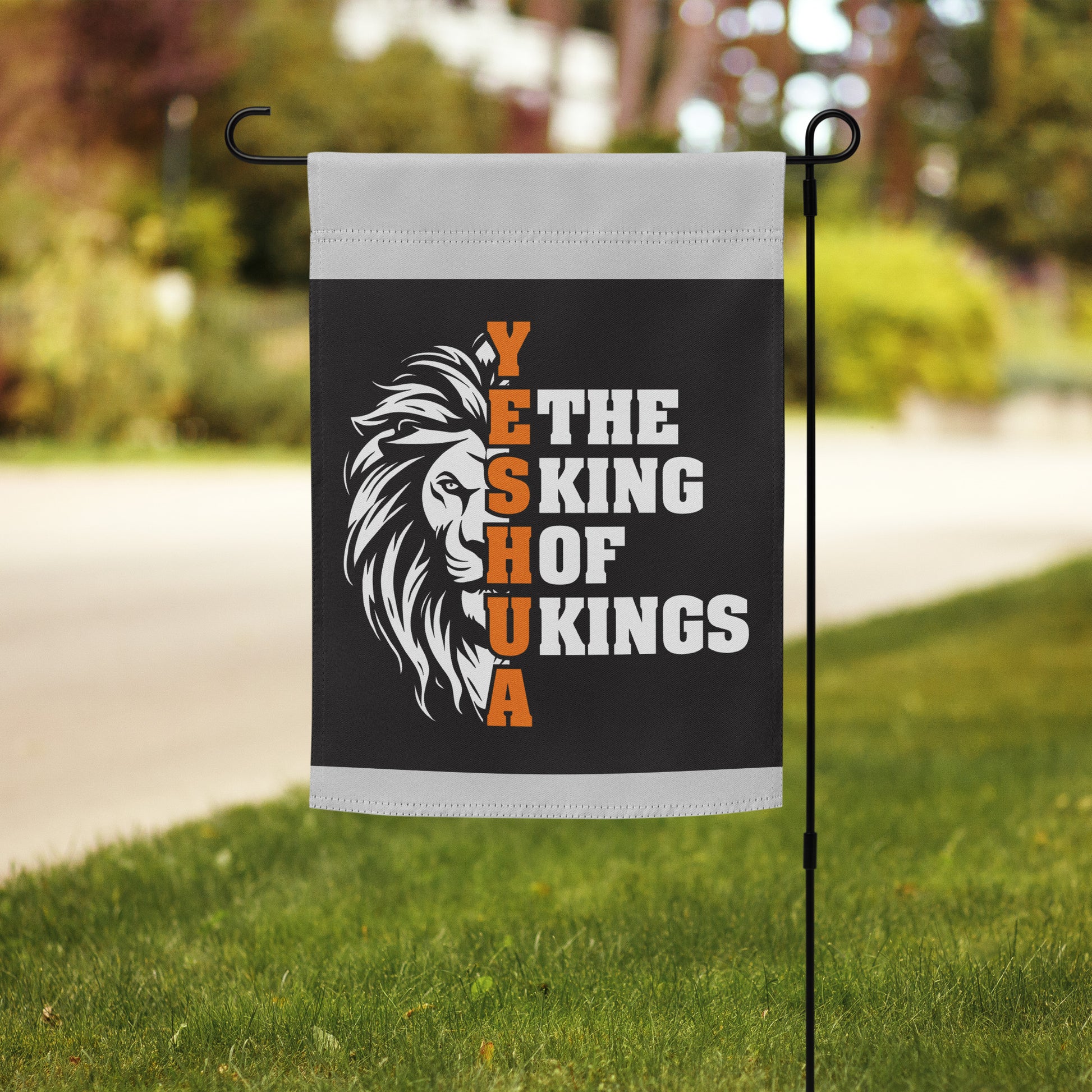 Yeshua the King of Kings - Garden flag