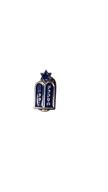 Small Torah Lapel pin in Hebrew